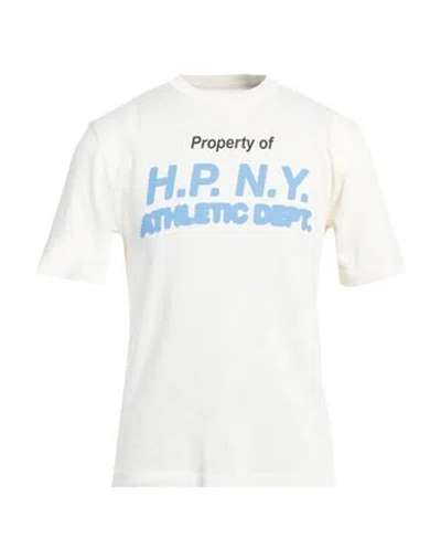 Heron Preston Man T-shirt Ivory Size S Cotton In White