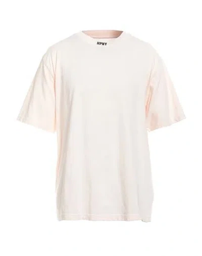Heron Preston Man T-shirt Light Pink Size S Cotton, Polyester