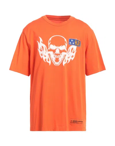 Heron Preston T-shirts In Orange