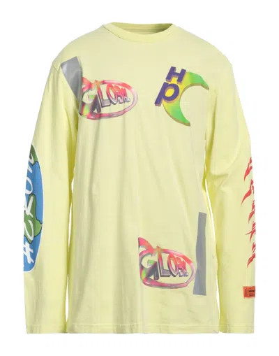 Heron Preston T-shirts In Yellow