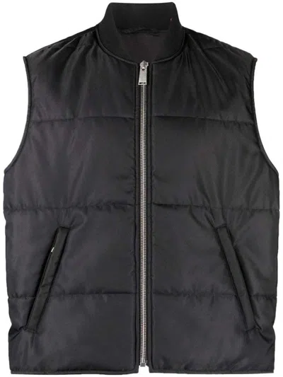 Pre-owned Heron Preston Men's  Exray Nylon Vest In Black