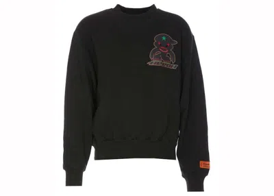 Pre-owned Heron Preston Men's  Monster Crewneck Sweatshirt In Black