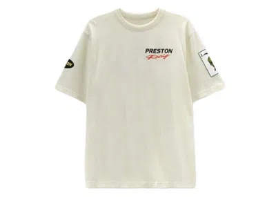 Pre-owned Heron Preston Men's  Racing Tee Shirt In Off/white