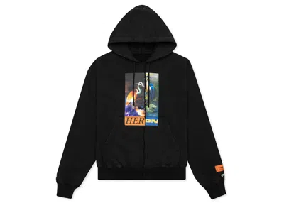 Pre-owned Heron Preston Men's  Split Herons Hoodie In Black