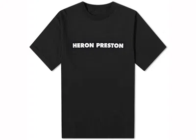 Pre-owned Heron Preston Men's  This Is Not Tee Shirt In Black