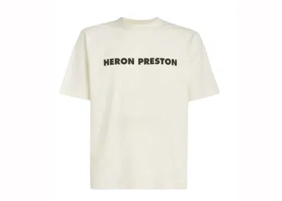Pre-owned Heron Preston Men's  This Is Not Tee Shirt In White