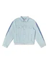Heron Preston Logo-patch Denim Jacket In Indigo