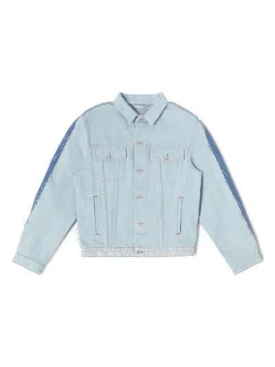 HERON PRESTON MEN'S LIGHT BLUE DENIM JACKET