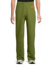 Heron Preston Cotton Sweatpants In Green