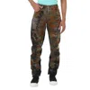 Heron Preston Men's Tie-dye Effect Straight Jeans In Animal Print