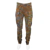 HERON PRESTON HERON PRESTON MEN'S TIE-DYE EFFECT STRAIGHT JEANS