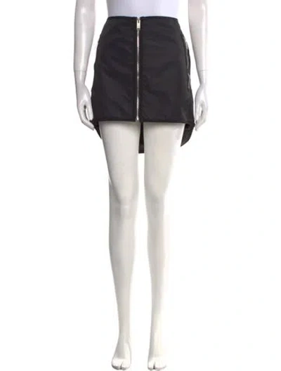 Pre-owned Heron Preston Mini Skirt In Black