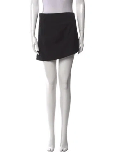 Pre-owned Heron Preston Mini Skirt In Black