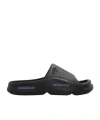 Heron Preston Moulded Flat Slides In Black