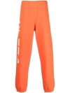 Heron Preston Logo-print Track Pants In Orange