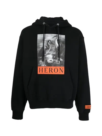 Heron Preston Nf Heron Logo Hoodie In Black
