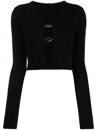 HERON PRESTON OPEN FRONT LONG-SLEEVE CARDIGAN