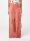 Heron Preston Distressed-effect Cargo Pants In Orange