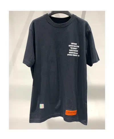 Heron Preston Pattern Logo T-shirt In Blue