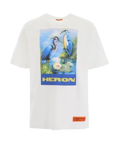 Heron Preston Pattern Printed T-shirt In White