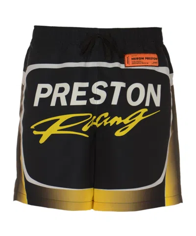 Heron Preston Preston Racing Dry Fit Shorts In Black