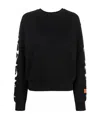 Heron Preston Printed Casual Sweater In Black