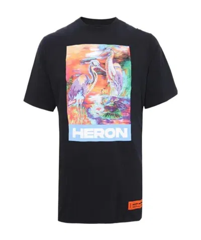 Heron Preston Printed T-shirt In Black