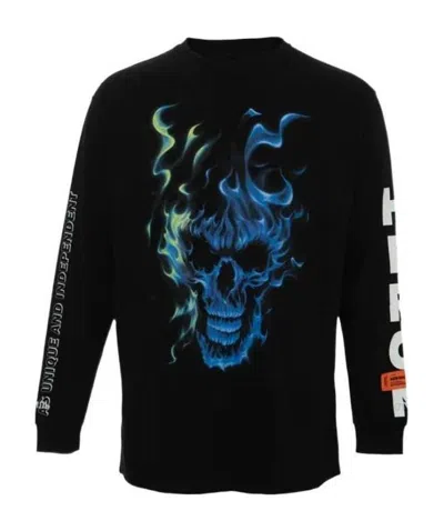 Heron Preston Printed T-shirt In Black