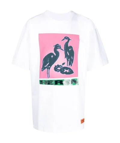 Heron Preston Printed T-shirt In Pink