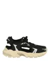 Heron Preston Puzzle Couture Low-top Sneakers In Black