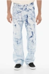 Heron Preston Regular Waist Bleached Effect Jeans 25cm