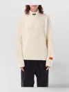 Heron Preston Logo Embroidered Turtleneck Jumper In Neutrals