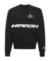 Heron Preston Printed Cotton Sweatshirt In Black