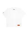 Heron Preston Round-necked Logo T-shirt In White