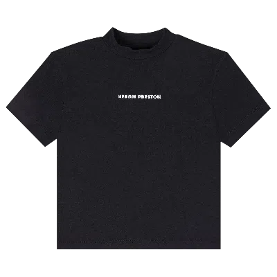Pre-owned Heron Preston Short-sleeve Baby Tee 'black/white'
