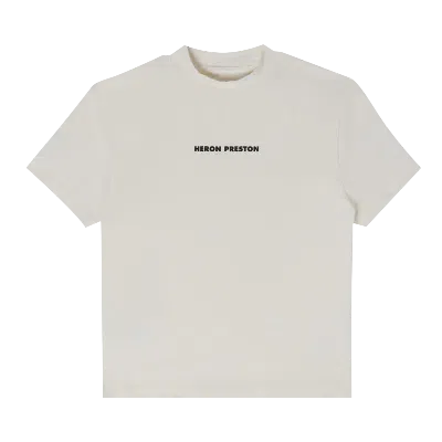 Pre-owned Heron Preston Short-sleeve Baby Tee 'white/black'