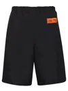 Heron Preston Cotton Shorts In Black