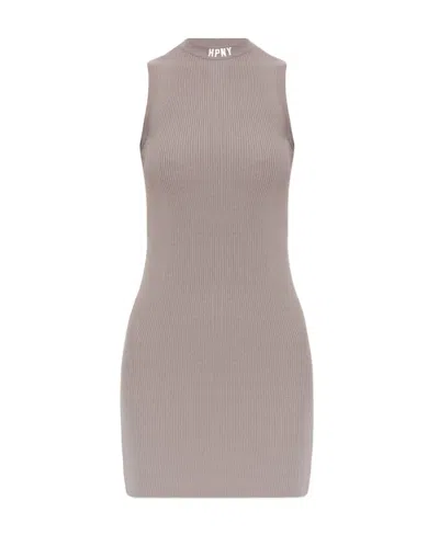 Heron Preston Sleeveless Dress In Gray