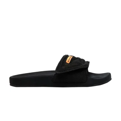 Pre-owned Heron Preston Slider 'logo Patch - Black' | Men's Size 44.5