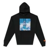 Heron Preston Logo Printed Hooded Sweater In Black
