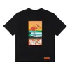 Heron Preston Ss22 Abstract T-shirt 'black Orange'
