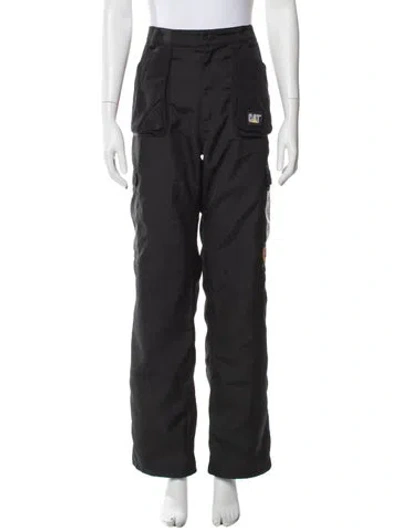 Pre-owned Heron Preston Straight Leg Pants In Black
