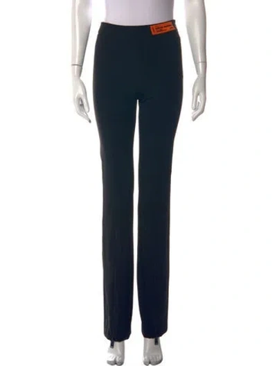 Pre-owned Heron Preston Straight Leg Pants In Black