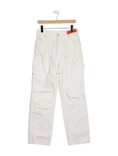 Pre-owned Heron Preston Straight Leg Pants In Neutrals