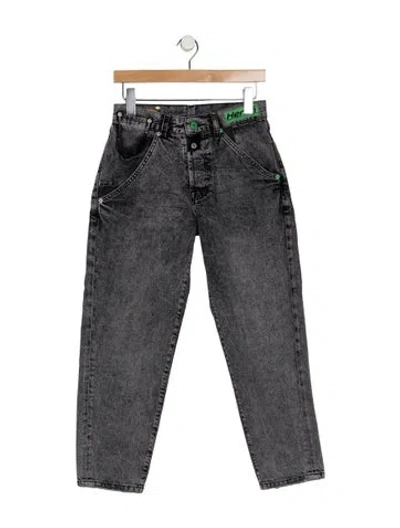 Pre-owned Heron Preston Straight-leg Jeans In Grey