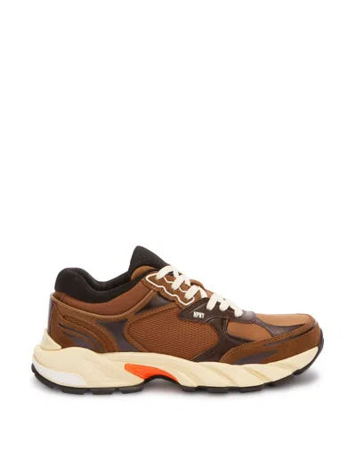 Heron Preston Block Stepper Sneakers In Brown