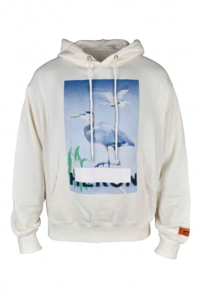 Heron Preston Sweatshirt Censored In White
