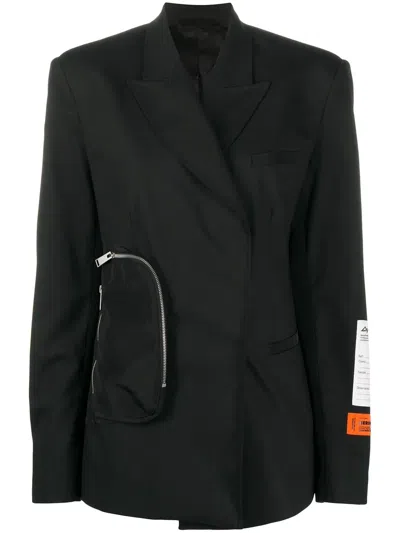 HERON PRESTON TAILORED WRAP-FRONT BLAZER
