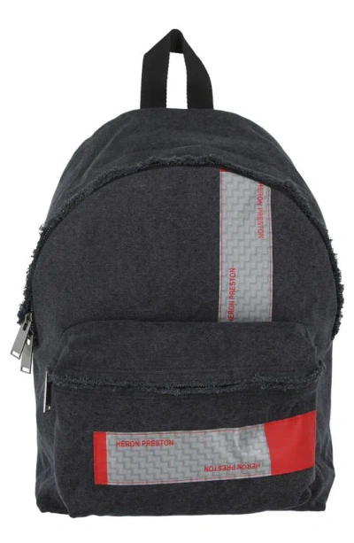 Heron Preston Tape Backpack In Black