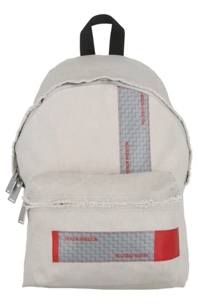 Heron Preston Tape Backpack In Grey